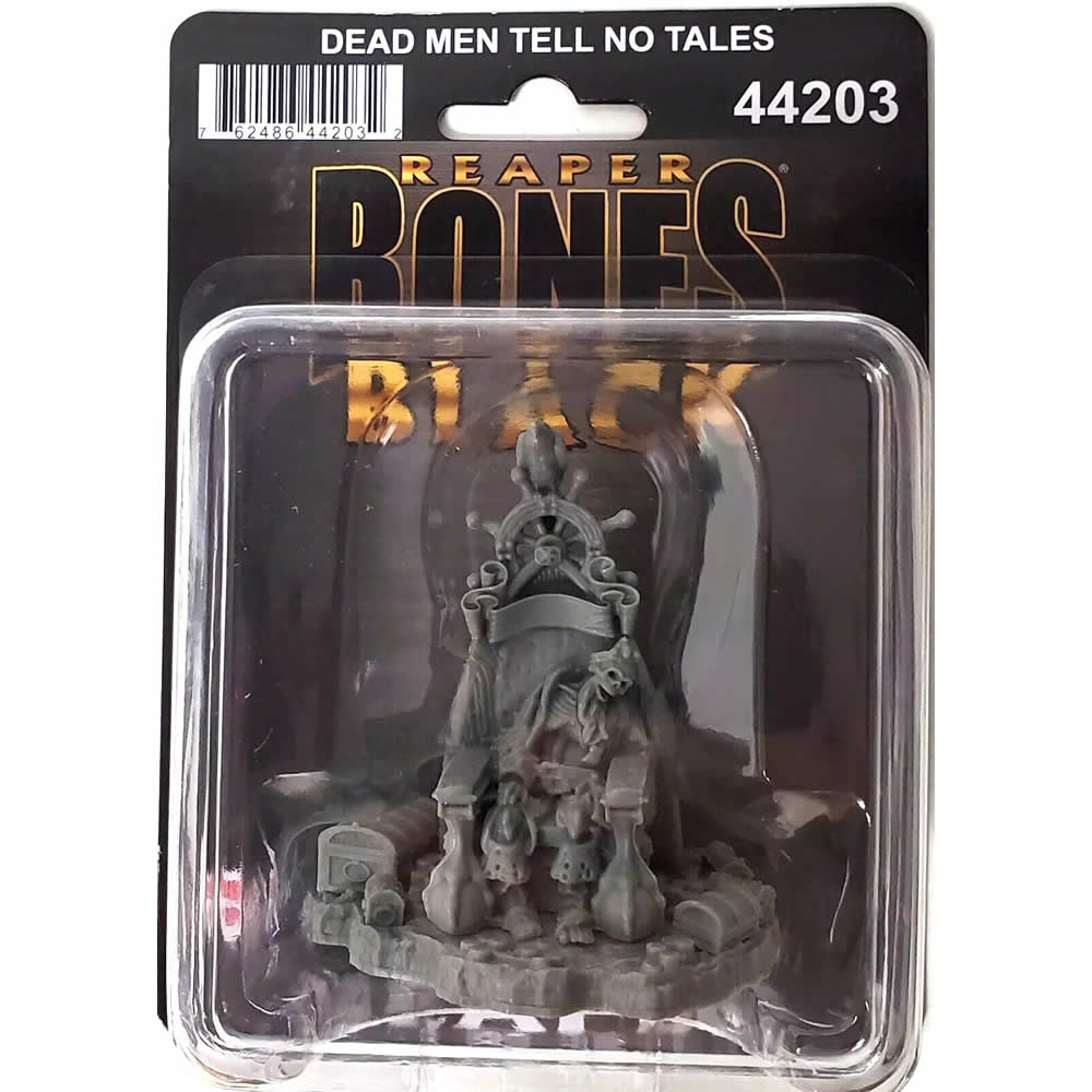 RPR44203 Dead Men Tell no Tales Miniature 25mm Heroic Scale Figure Bones Black