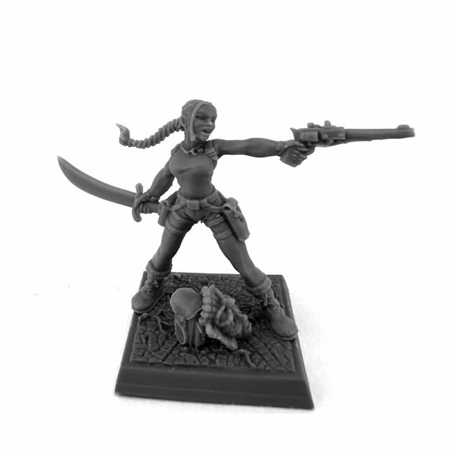 RPR48002 Kara Female Archaeologist Freebooter Miniature 25mm Heroic Scale Figure Chronoscope