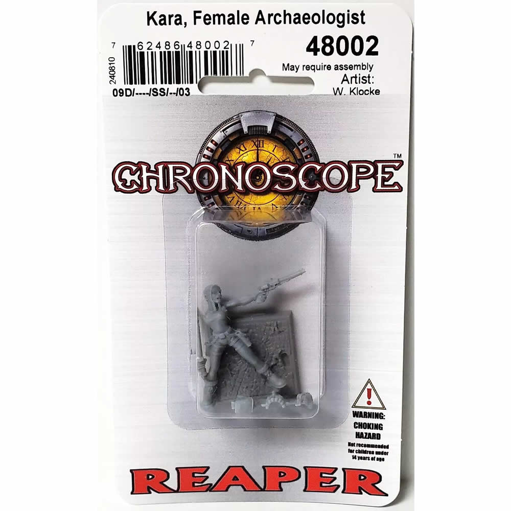 RPR48002 Kara Female Archaeologist Freebooter Miniature 25mm Heroic Scale Figure Chronoscope