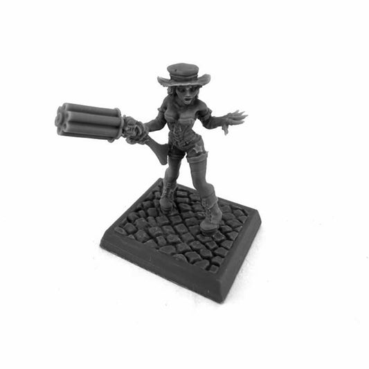 RPR48003 Dixie Dynamite Steampunk Cowgirl Freebooter Miniature 25mm Heroic Scale Figure Chronoscope