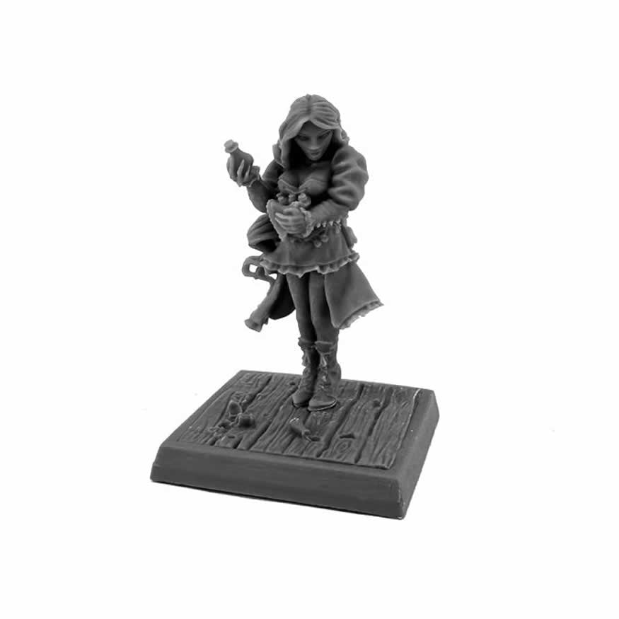 RPR48004 Sara Steampunk Alchemist Freebooter Miniature 25mm Heroic Scale Figure Chronoscope