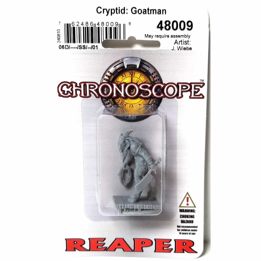 RPR48009 Cryptid Goatman Miniature 25mm Heroic Scale Figure Chronoscope