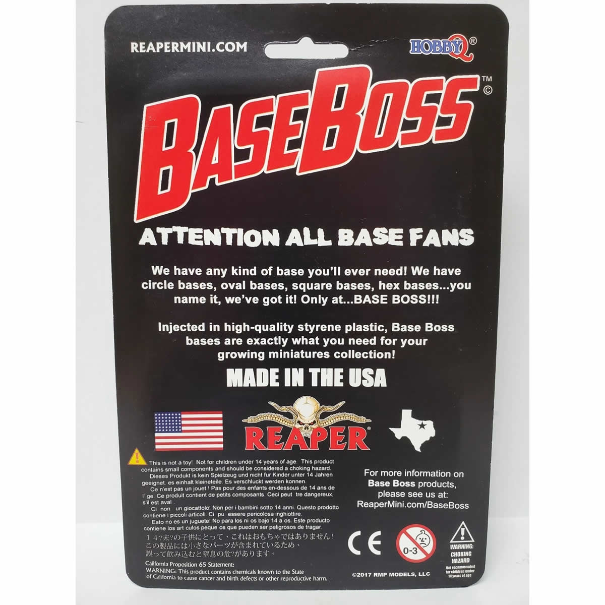 RPR74072 65mm Round Gaming Base Unslotted Pack of 10