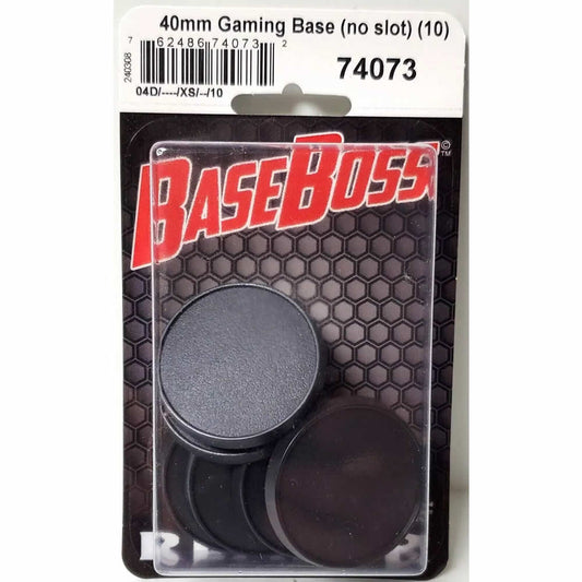 RPR74073 40mm Round Gaming Base Unslotted Pack of 10