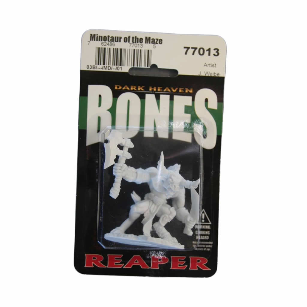 RPR77013 Minotaur Miniature 25mm Heroic Scale Figure Dark Heaven Bones