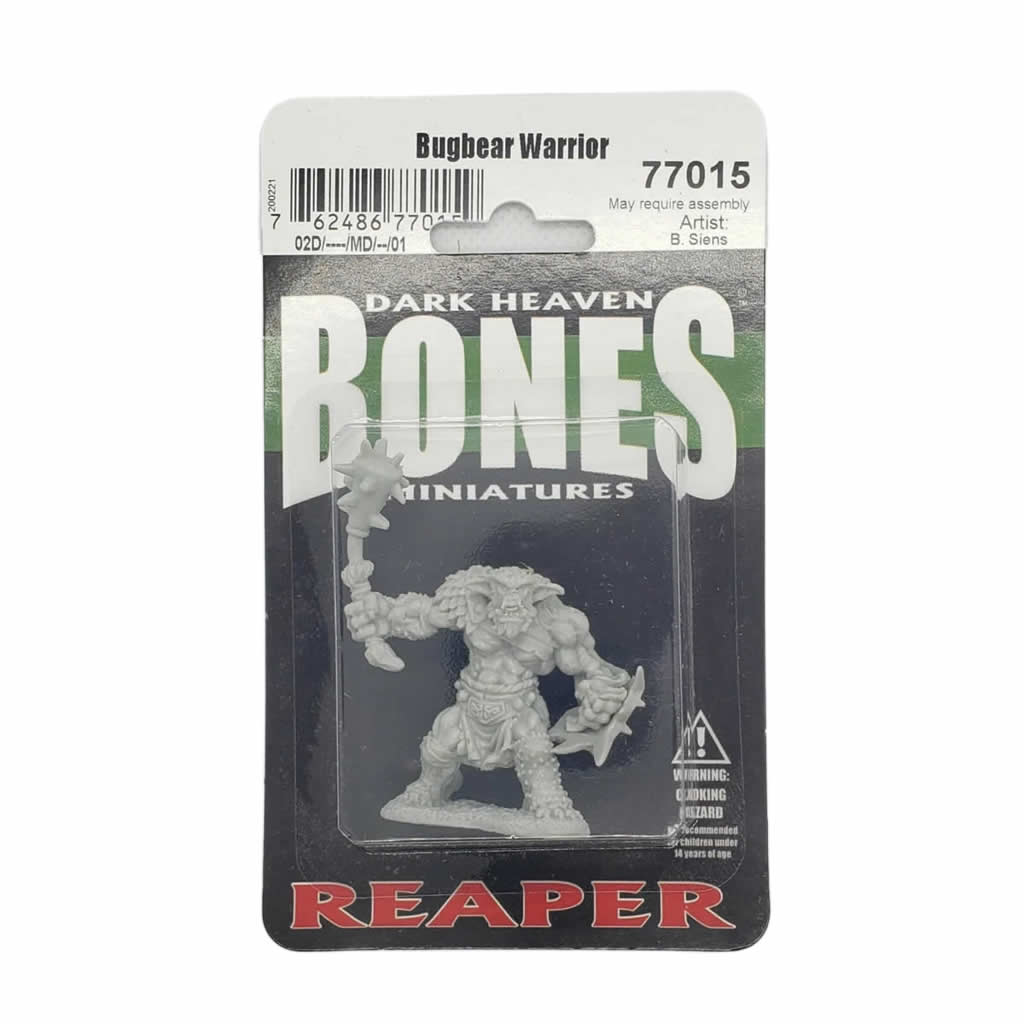RPR77015 Bugbear Warrior Miniature 25mm Heroic Scale Figure Dark Heaven Bones