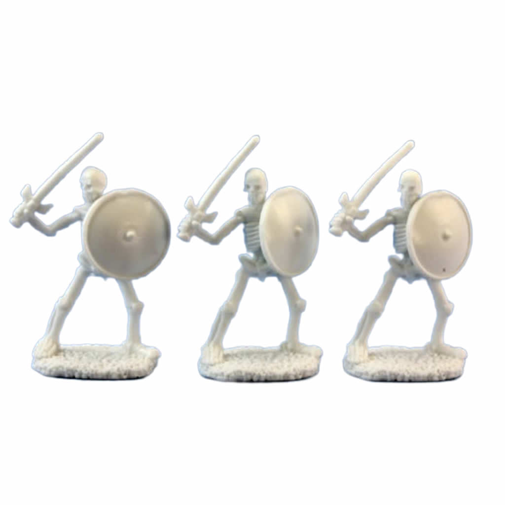 RPR77017 Skeletal Swordsmen Miniature 25mm Heroic Scale Figure Dark Heaven Bones