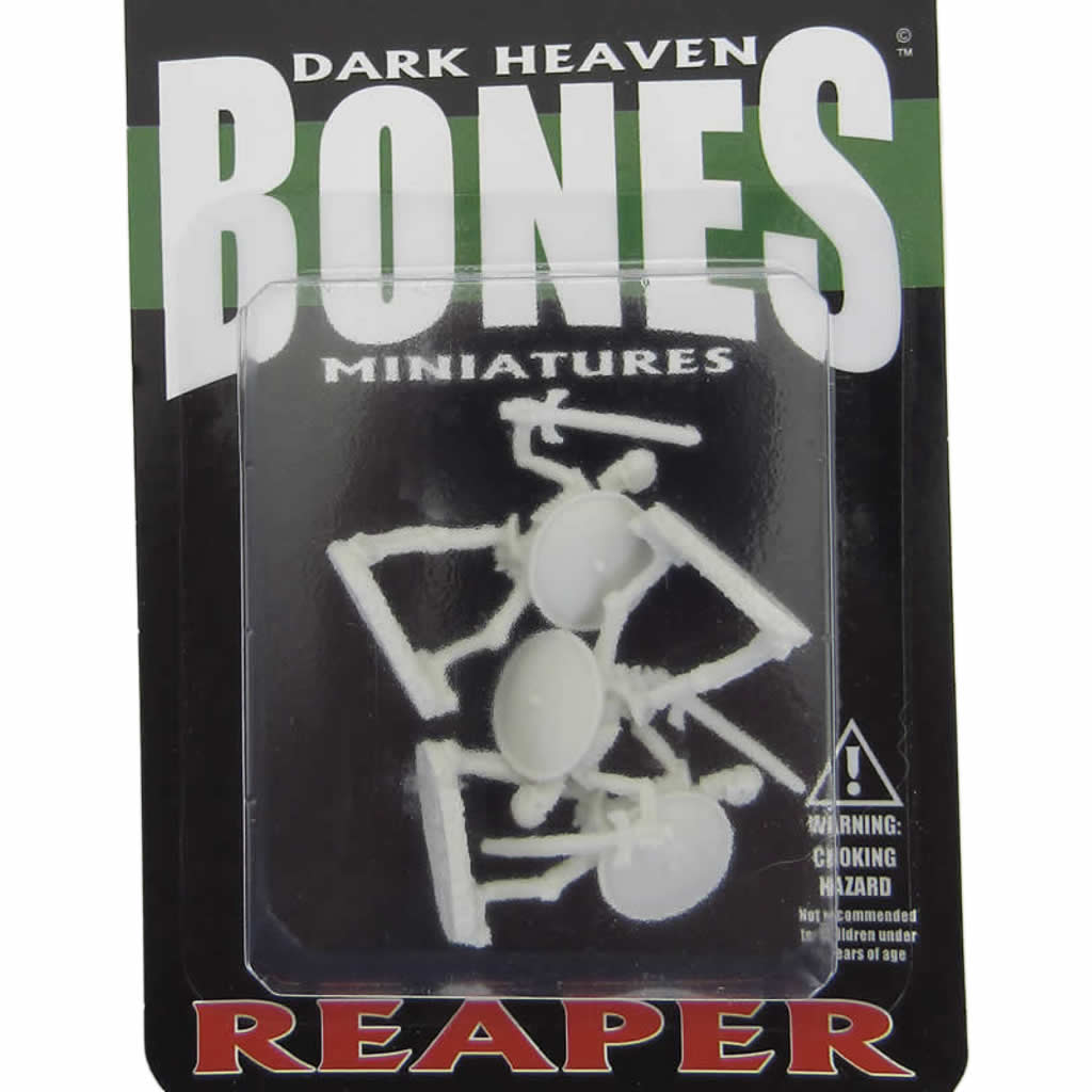 RPR77017 Skeletal Swordsmen Miniature 25mm Heroic Scale Figure Dark Heaven Bones