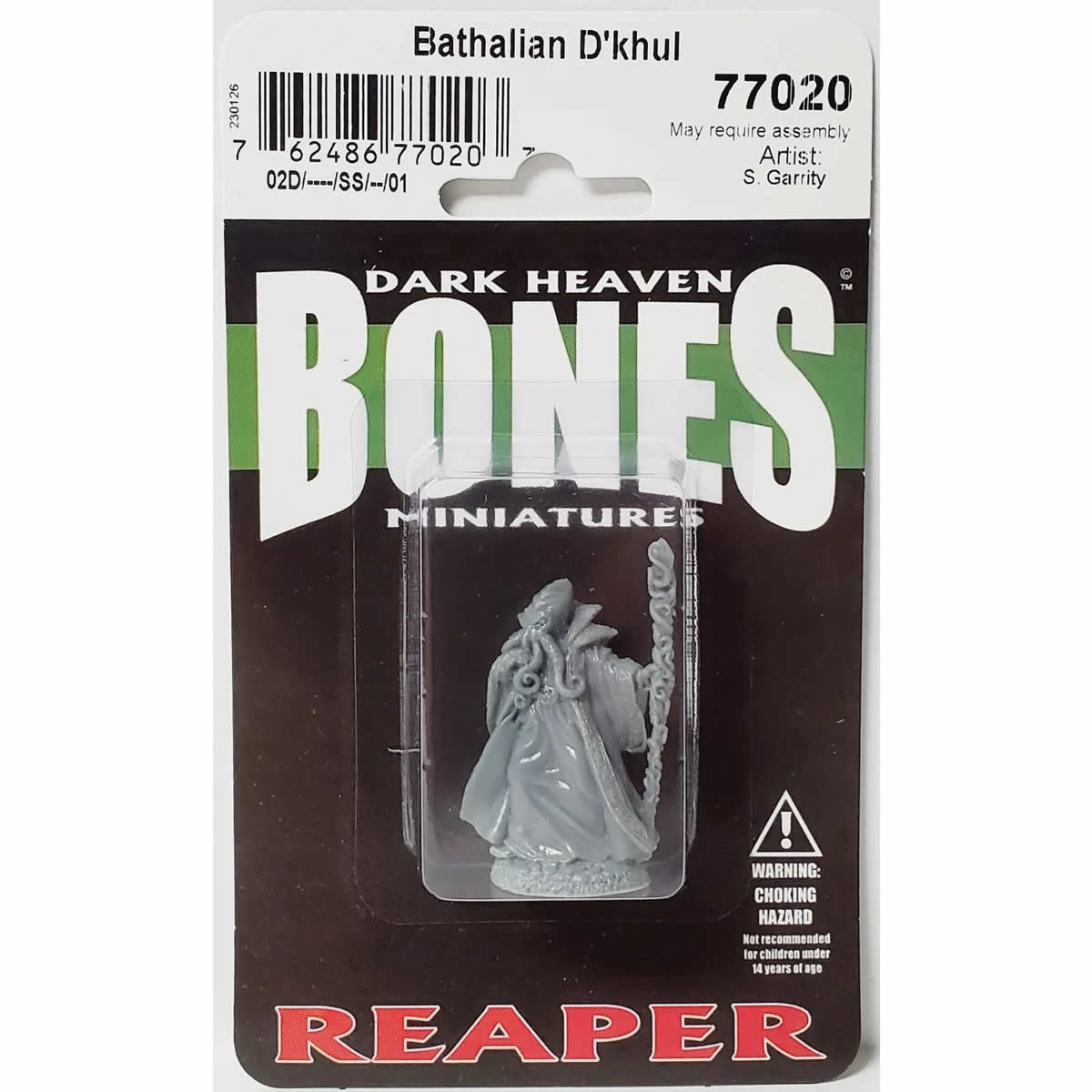 RPR77020 Bathalian Miniature 25mm Heroic Scale Figure Dark Heaven Bones