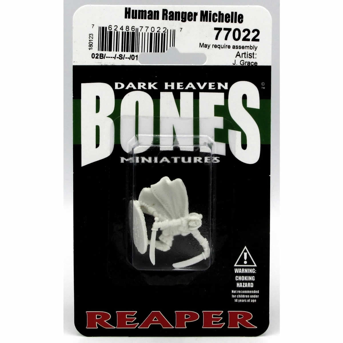 RPR77022 Michelle Female Human Ranger Miniature 25mm Heroic Scale Figure Dark Heaven Bones
