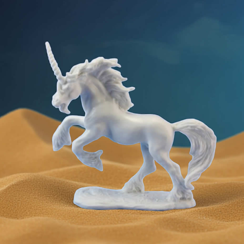 RPR77029 Silverhorn Unicorn Miniature 25mm Heroic Scale Figure Dark Heaven Bones