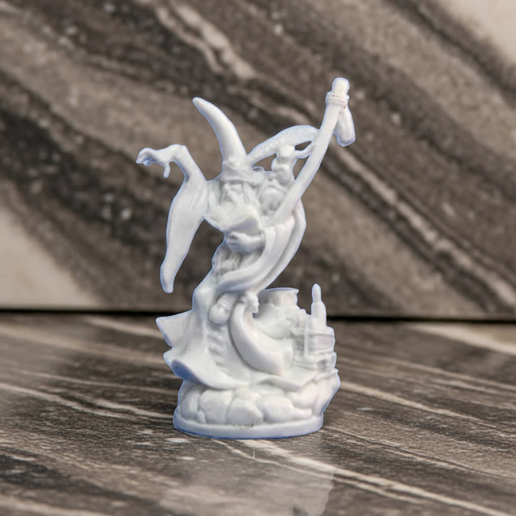 RPR77034 Kieran Tallowmire Wizard Miniature 25mm Heroic Scale Figure Dark Heaven Bones