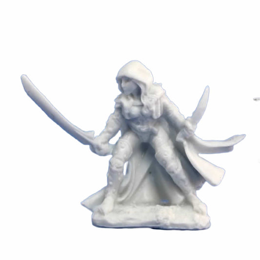 RPR77035 Deladrin Female Assassin Miniature 25mm Heroic Scale Figure Dark Heaven Bones