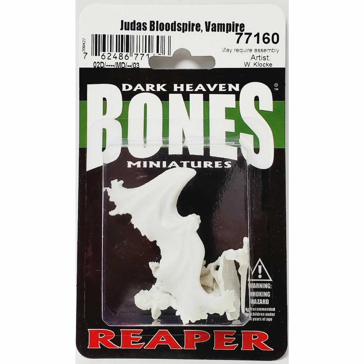 RPR77160 Judas Bloodspire Vampire Miniature 25mm Heroic Scale