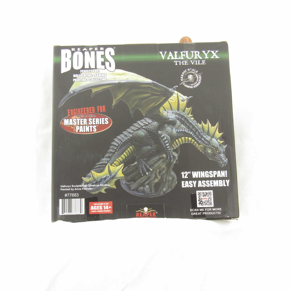 RPR77683 Valfuryx Forest Dragon Miniature 25mm Heroic Scale Figure Dark Heaven Bones