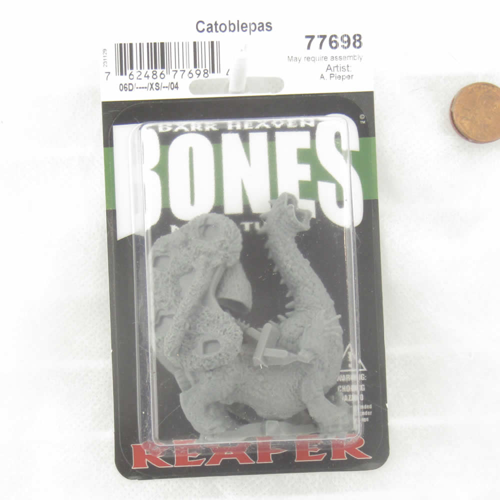 RPR77698 Catoblepas Miniature 25mm Heroic Scale Figure Dark Heaven Bones