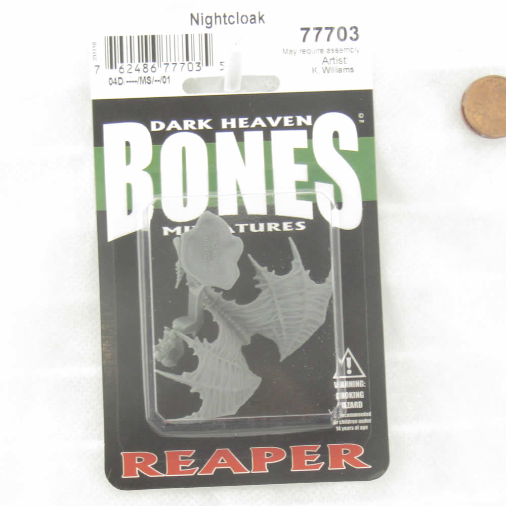 RPR77703 Nightcloak Miniature 25mm Heroic Scale Figure Dark Heaven Bones