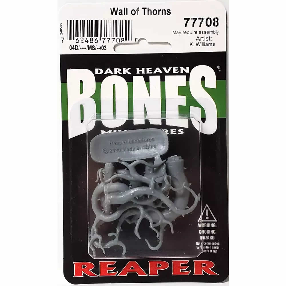 RPR77708 Wall of Thorns Spell Effect Miniature 25mm Heroic Scale Figure Dark Heaven Bones