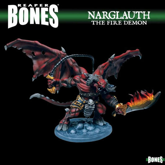 RPR77903 Narglauth Fire Demon Miniature 25mm Heroic Scale Figure Dark Heaven Bones