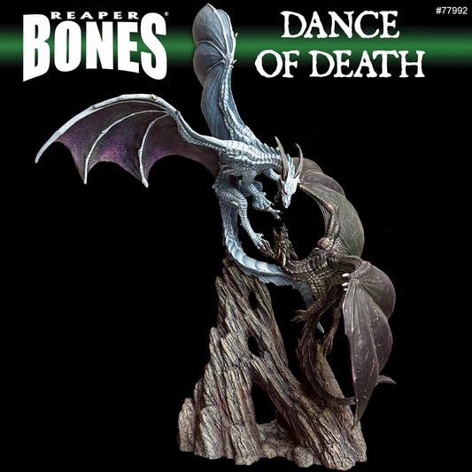 RPR77992 Dance of Death Dragon Miniature 25mm Heroic Scale Figure Dark Heaven Bones