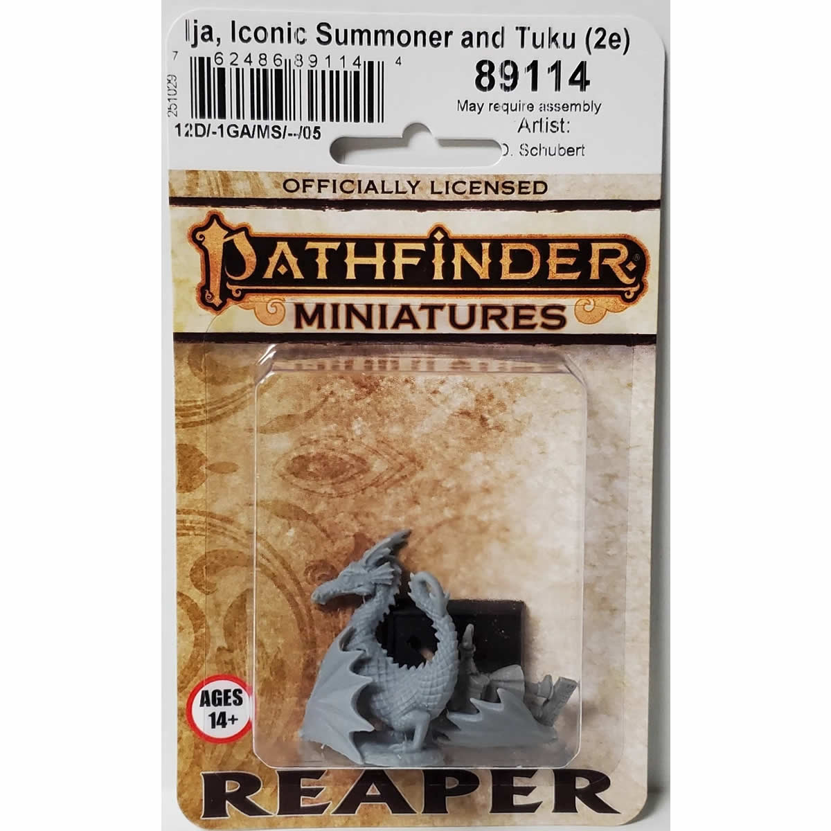 RPR89114 Ija Iconic Sum and Tuku Miniature 25mm Heroic Scale Figure Pathfinder Bones