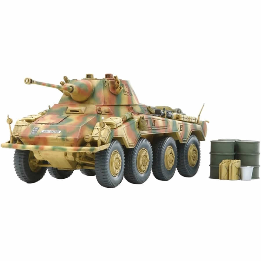 TAM37010 Sd.Kfz 234/2 Puma German Heavy Armored Car 1/48 Scale Plastic