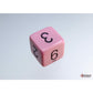 WCXPQ0664E4 Pink Pastel Dice with Black Numbers D6 Aprox 16mm (5/8in) Pack of 4