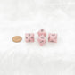 WCXPQ0864E4 Pink Pastel Dice with Black Numbers D8 Aprox 16mm (5/8in) Pack of 4