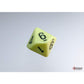 WCXPQ1062E4 Yellow Pastel Dice with Black Numbers D10 Aprox 16mm (5/8in) Pack of 4