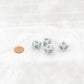 WCXPQ1066E4 Blue Pastel Dice with Black Numbers D10 Aprox 16mm (5/8in) Pack of 4