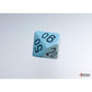 WCXPQ1166E4 Blue Pastel Dice with Black Numbers 10s D10 Aprox 16mm (5/8in) Pack of 4