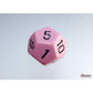 WCXPQ1264E4 Pink Pastel Dice with Black Numbers D12 Aprox 16mm (5/8in) Pack of 4