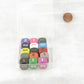 WCXXQ0399E15 Assorted Opaque Dice Numbers D3 (d6 1-3 Twice) 16mm Pack of 15