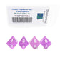 WKP02570E4 Orchid Transparent Dice White Numbers D8 16mm Pack of 4