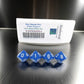 WKP02625E4 Blue Opaque Dice with White Numbers D10 16mm (5/8in) Pack of 4 Dice