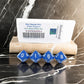 WKP02625E4 Blue Opaque Dice with White Numbers D10 16mm (5/8in) Pack of 4 Dice