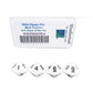 WKP02629E4 White Opaque Dice with Black Numbers D10 16mm (5/8in) Pack of 4 Dice