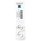 WKP03827E4 White Opaque Dice with Black Numbers DT10 16mm (5/8in) Pack of 4 Dice