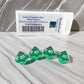 WKP03844E4 Green Transparent Dice with White Numbers DT10 16mm (5/8in) Pack of 4 Dice