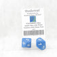 WKP04800E2 Blue Jumbo Dice with White Numbers D10 25mm Pack of 2