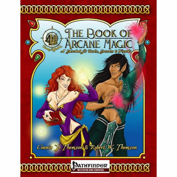 4WF002 The Book of Arcane Magic Pathfinder Supplement 4 Winds Fantasy Main Image