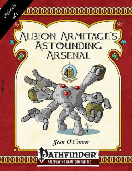 4WF026 Albion Armitages Astounding Arsenal Pathfinder Supplement Main Image