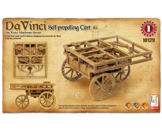 ACA18129 Da Vinci Self Propelling Cart Kit Academy Main Image