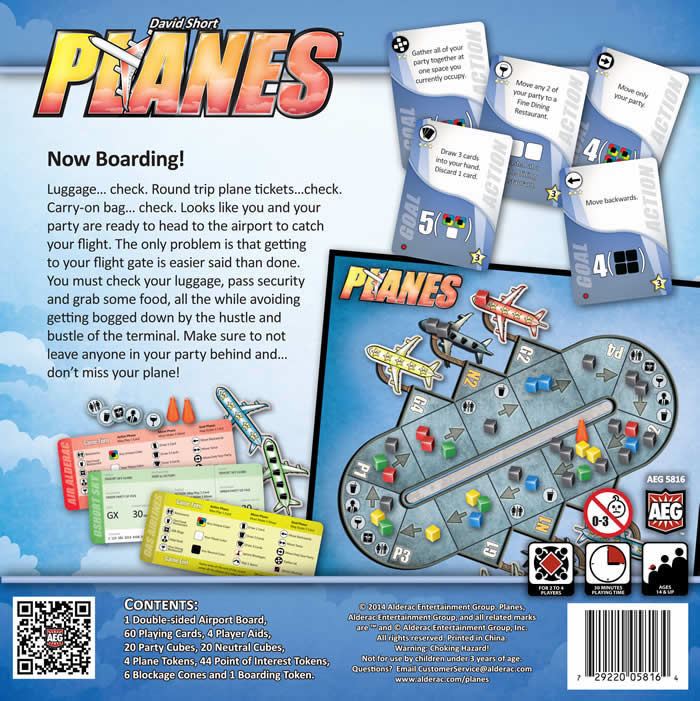 AEG5816 Planes Board Game Alderac Entertainment 2nd Image