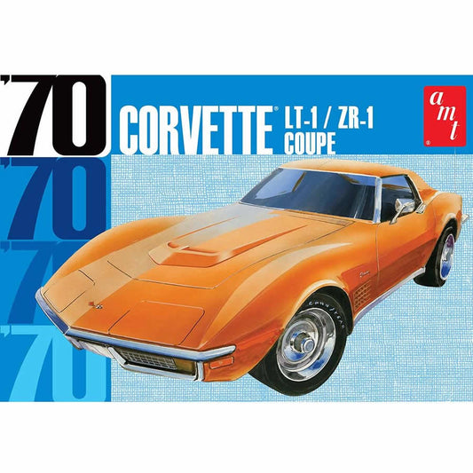 AMT109712 1970 Chevy Corvette LT1/ZR1 1/25 Scale Plastic Model Kit AMT Main Image