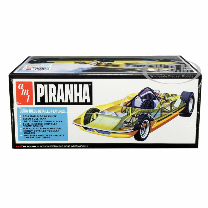AMT112212 Piranha Dragster 1/25 Scale Plastic Model Kit AMT 2nd Image