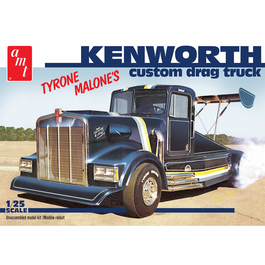 AMT115706 Tyrone Malone Kenworth Drag Truck 1/25 Scale Plastic Model Kit Main Image