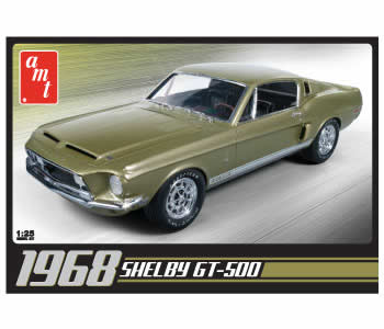 AMT634 1968 Shelby GT-500 1/25 Scale Plastic Model Kit by AMT Main Image