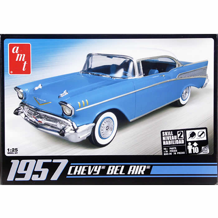 AMT638 1957 Chevy Bel Air 1/25 Scale Plastic Model Kit AMT Main Image