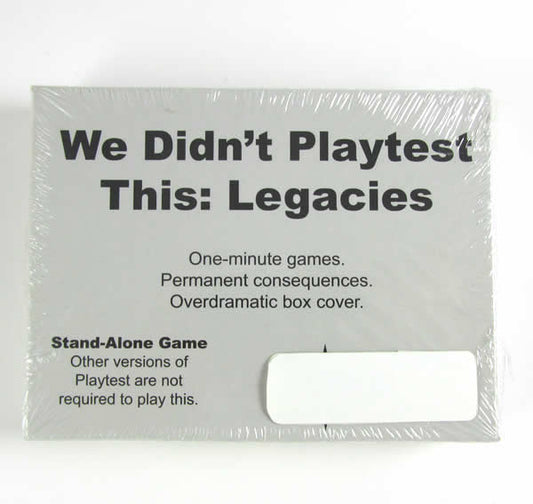 ASN0016 We Did not Playtest This Legacies Card Game Main Image